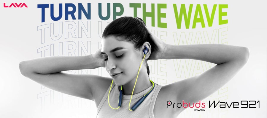 Lava Probuds Wave 921 Neckband Earbuds