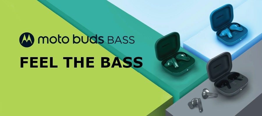 Moto Buds Bass TWS Earbuds