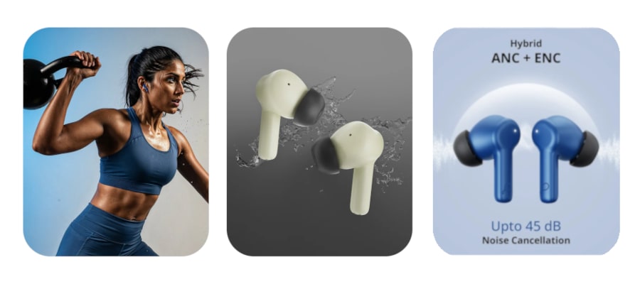 Pebble Luxe Buds X1 TWS Earbuds