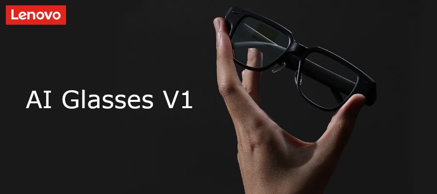 Lenovo AI Glasses V1: Lightest AI and AR Glasses