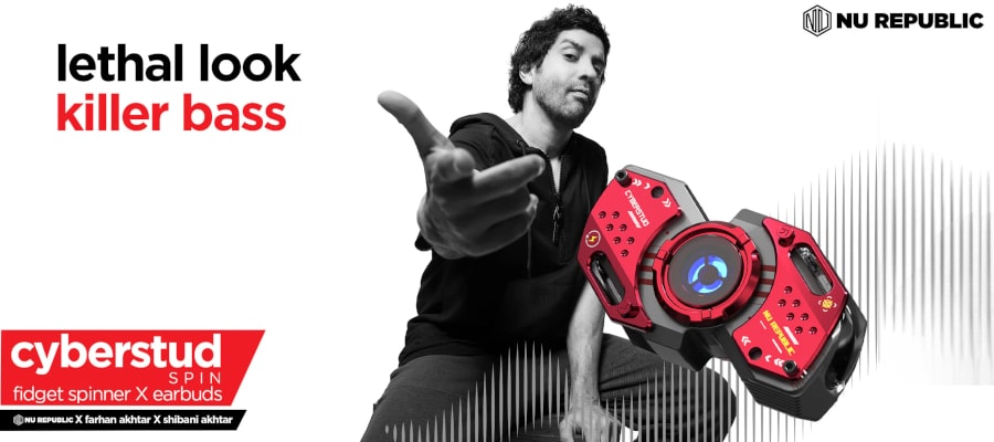 Nu Republic Cyberstud Spin TWS Earbuds
