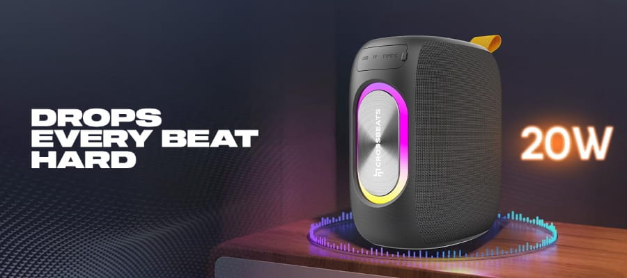 CrossBeats JamBox Portable Speaker