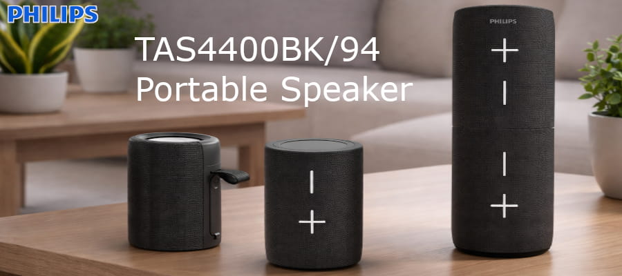 Philips TAS4400BK94 Portable Speaker