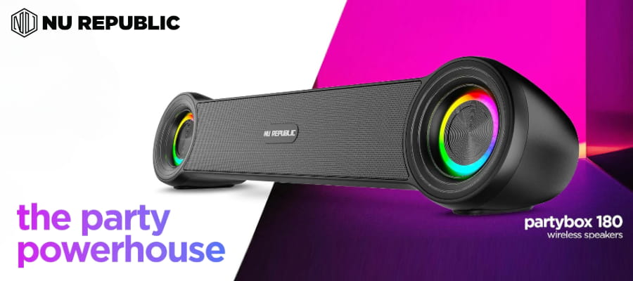 Nu Republic Partybox 180 Portable Speaker