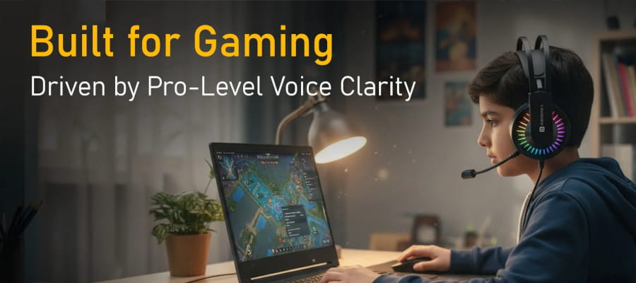 Portronics Ravn Over-Ear Gaming Headphones