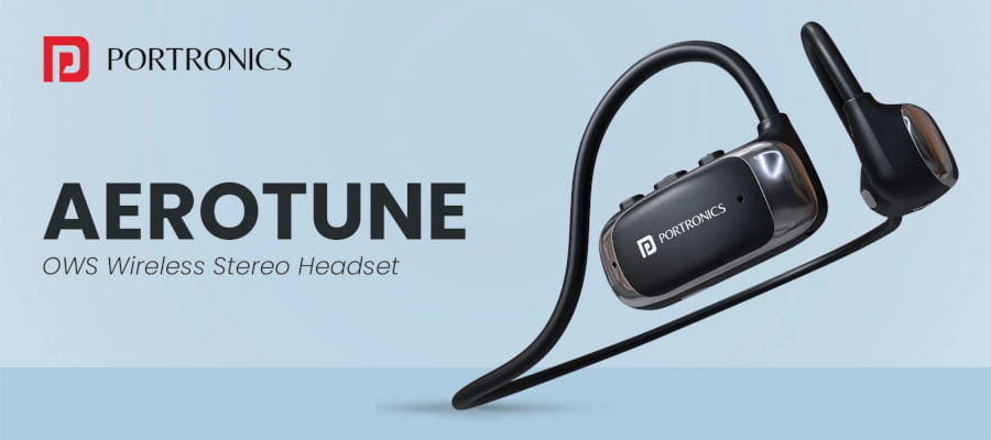 Portronics Aero Tune OWS Neckband Headphones
