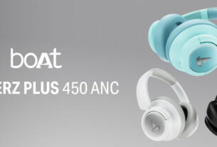 boAt Rockerz Plus 450 ANC Over-Ear Headphones