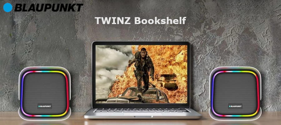 Blaupunkt TWINZ Bookshelf Portable Speaker