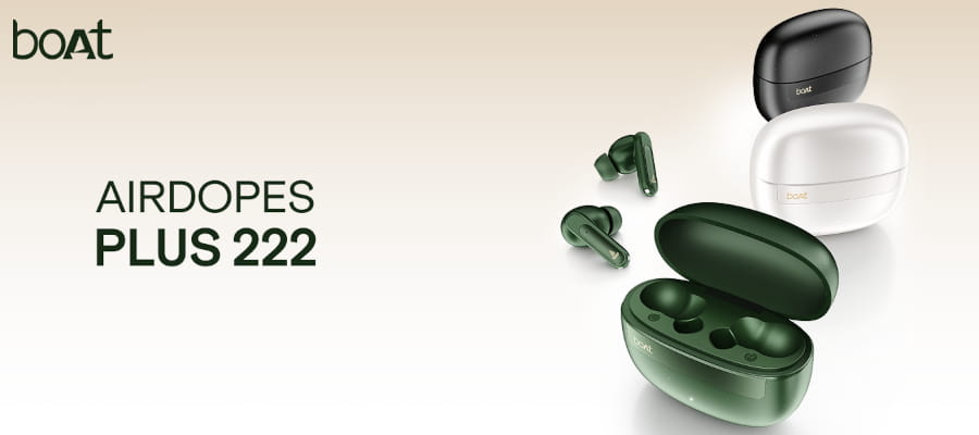 boAt Airdopes Plus 222 TWS Earbuds