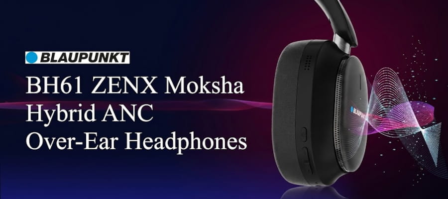 Blaupunkt BH61 ZENX Moksha Hybrid ANC Over-Ear Headphones