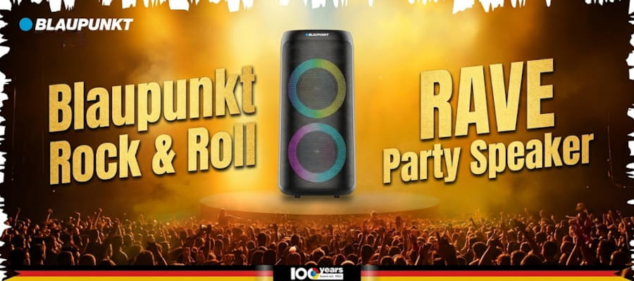 Blaupunkt Rock & Roll RAVE Party Speaker