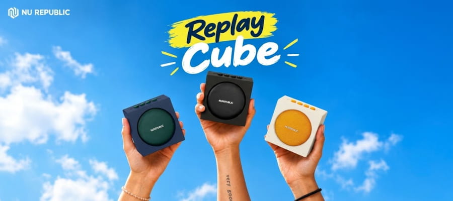 Nu Republic Replay Cube Portable Speaker